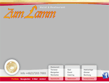 Tablet Screenshot of lamm-hotel.de